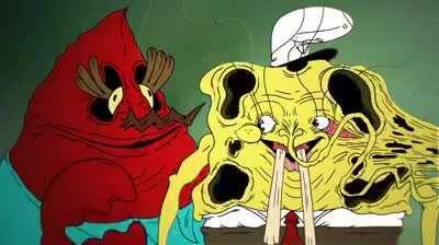 Spongebob and the secret formula