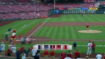 [Highlight] [Highlight] John Daly with one of the coolest first pitch you'll ever see