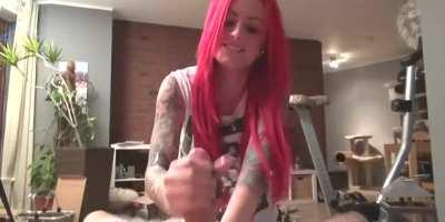 [@0:04]. Won’t stop til she gets enough