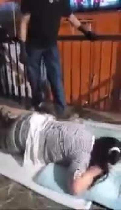 Back alley chiropractic adjustment