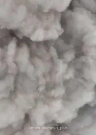 A Ukrainian scout drone destroys a cache of russian landmines