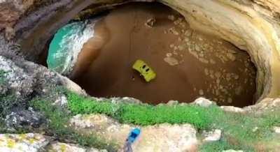 95 ft jump by a friend of mine, Bengali caves in Portugal