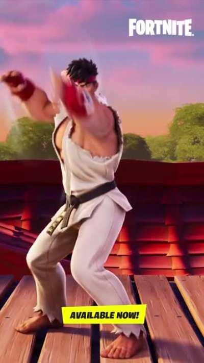 Fortnite Street Fighter emotes. They're both built-in to Chun-Li and Ryu respectively