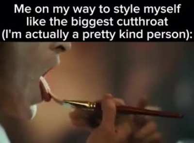 real (you wouldn't like to run into me at night based on my looks)