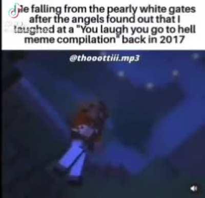 You laugh you go inside my Balls