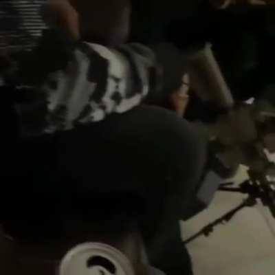 El cazador aka el noveno (leader of gente nueva in Sonora) being performed to