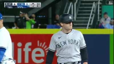 [Highlight] Clint Frazier comes through with a pinch hit double to complete the comeback and take the lead in the 8th