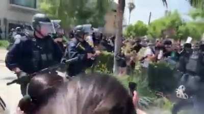 Police brutality against protesters