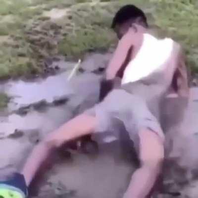 Nigga turned on the jets 😭