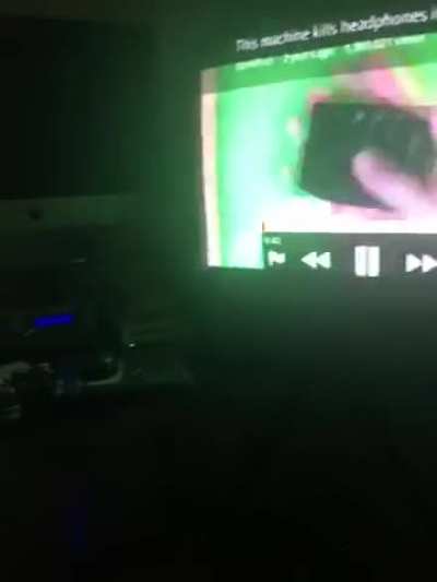 Watching Dankpods on a Wii connected to a CRT!