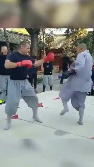 Monk vs MMA Fighter - 