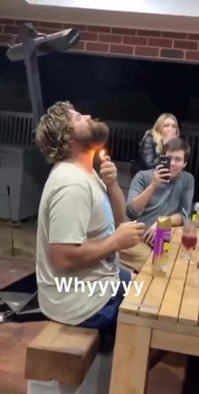 WCGW lighting your beard on fire