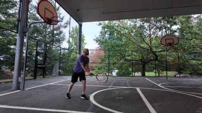 Started playing 5 months ago. Any tips to improve my serve technique appreciated!