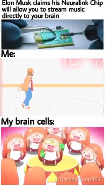 Now i don't need drugs to make me hear music in my head