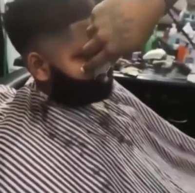 Father gets his kid a beard