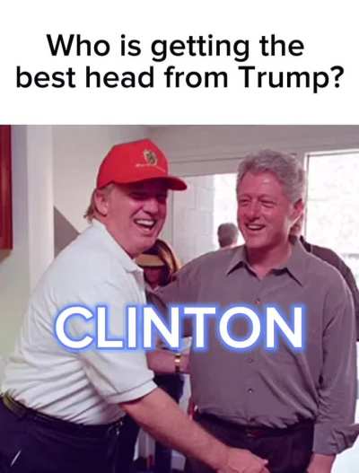 Trump giving nxck is something I wasn’t expecting lmao 😭