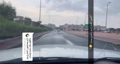 [Kuwait] the rain has arrived in Kuwait along with the idiots