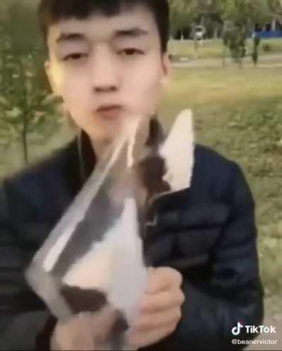 His face at the end though....