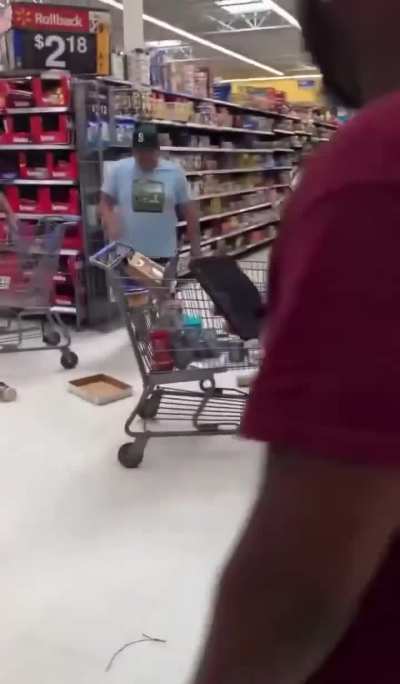 Pulling hair out at Walmart