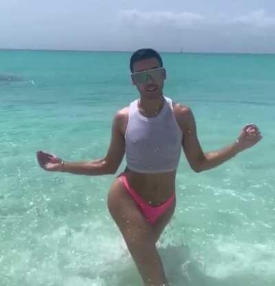 Kylie Jenner’s makeup artist. Him having the same body as Kylie makes the procedure so much more obvious