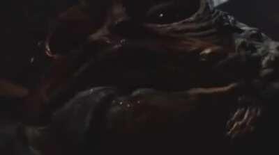 Loop of Leia's last grunt as she strangles her Master