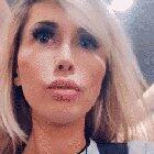 Revealing my boobs as we left station