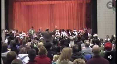 These kids and their conductor worked real hard.