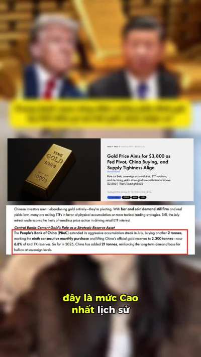 Chính phủ xắp vỡ nợ, dân miền bắc tăng cường tích trữ vàng … vnd xắp thành giấy vụn ?🤔🤔🤔