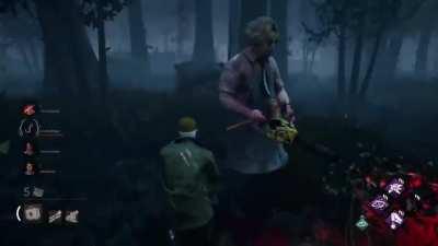 This may be my favorite glitch yet. Bill has activated go-kart mode.