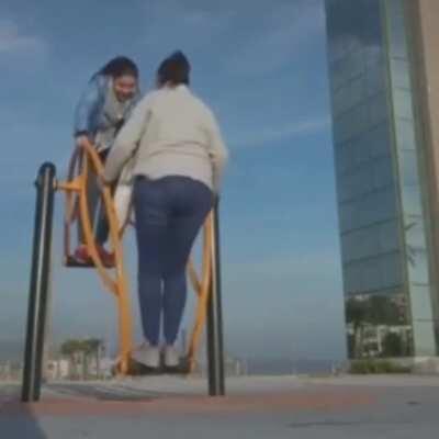 Wcgw playing on children's games.