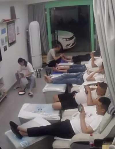 Pouring alcohol on fire