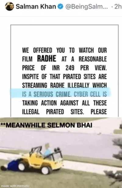 Bhai serious crimes nahi karte