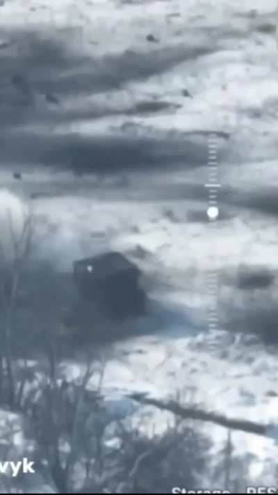 Destruction of Russian VDV assault column with mines and FPV drones by UA forces in Zaporizhzha, February 2025