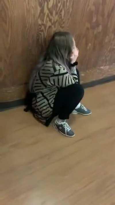 Bowling Ball Boomerang Bowling ball comes back to girl Bowling Ball returns after a bad throw