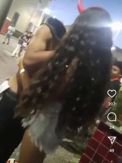 Black brazilian guy making out 