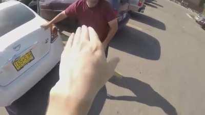 little goblin freak starts fight gets his ass kicked