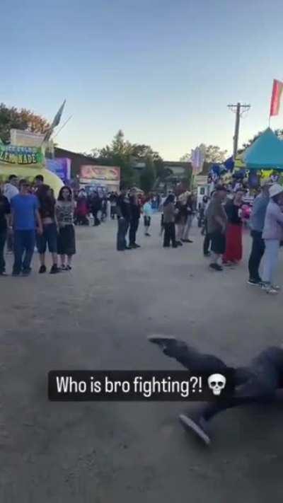 bro was smacked to the ground