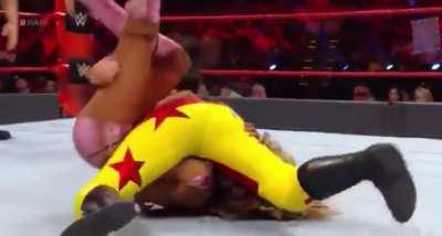 Alicia Fox ALMOST breaking Bayleys back