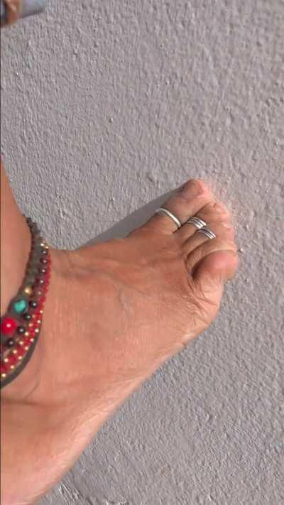 another barefoot moth crush in public