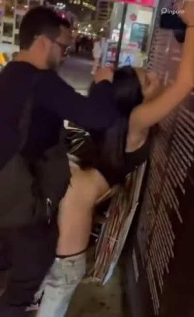 Rough Standing Doggy at The City Center