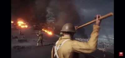 Guy in BF5 trailer dies