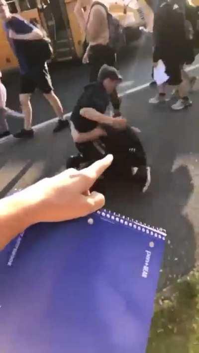 First day back and there's already a fight. Chason oranger got his jaw broke and ass beat for talking to another guys girl