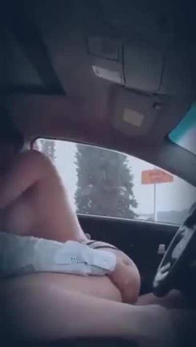 Fucking in public is a huge thrill for me. It’s an even bigger thrill when it’s with my mom. The danger of almost getting caught in amazing