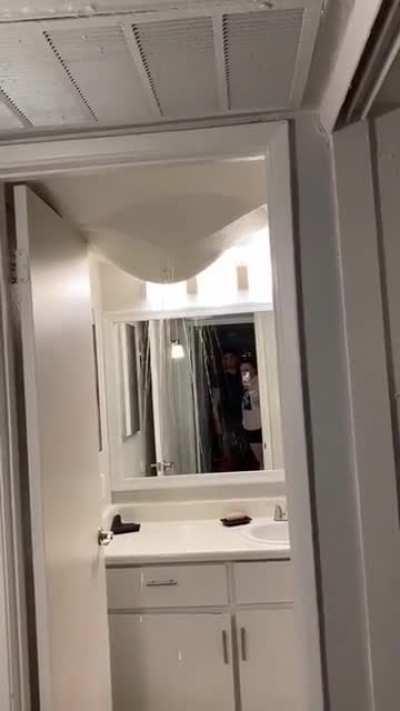 Ceiling's water broke