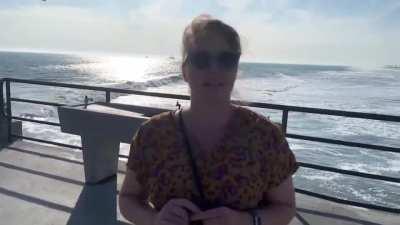 Karen is pissed about someone illegally recording her in public and she wants the footage deleted