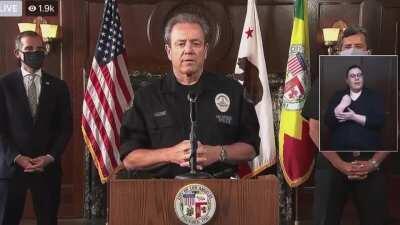 LAPD Chief Michel Moore: 