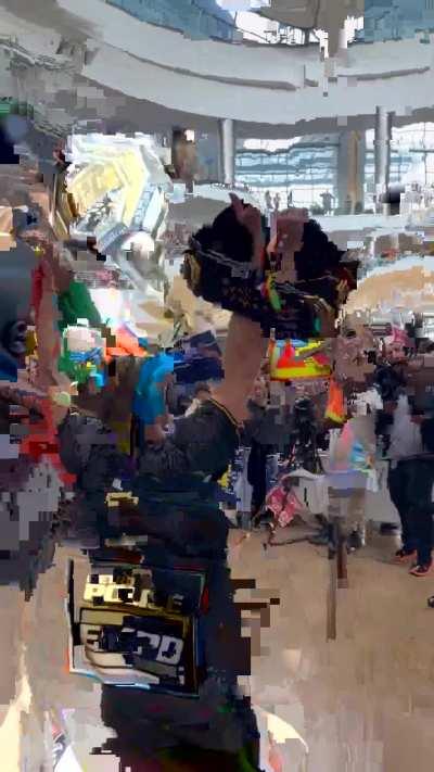 DDP Arriving back home at O.R. Tambo airport Johannesburg, South Africa 