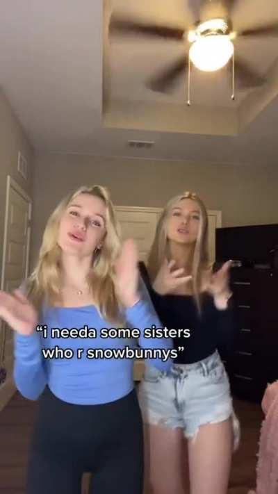 GORGEOUS Snow Bunny Sistersð¸ð¼ð¸ð¼âï¸ð