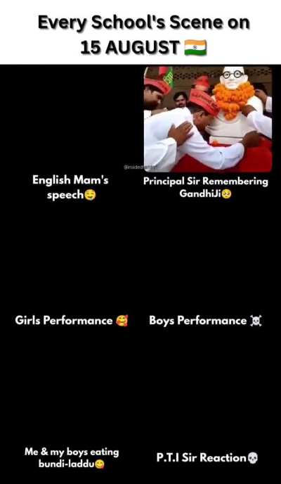 Mere school me to laddu bhi nhi dete