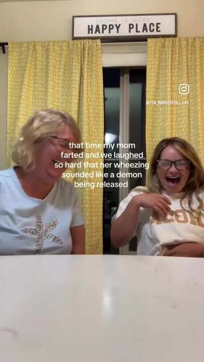 She heard a demon coming out.